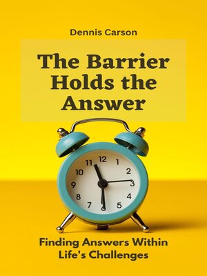 cover image of The Barrier Holds the Answer
